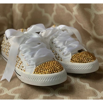 Zapatillas Converse Chuck Taylor con perlas - Imagen 1