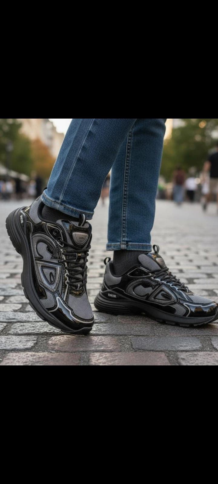 Zapatillas Dior B30  gris - Imagen 1