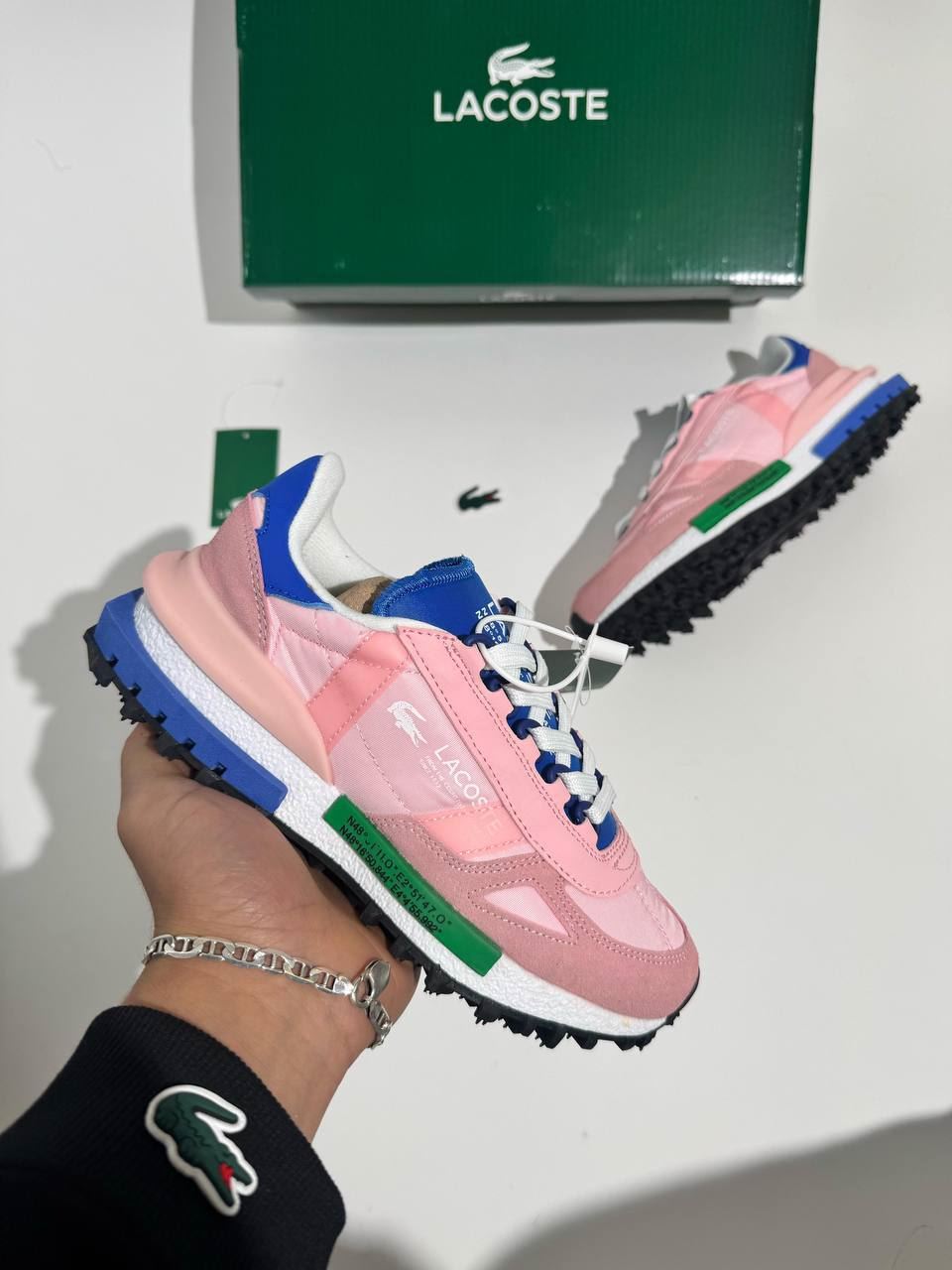 Zapatillas Lacoste rosas - Imagen 1