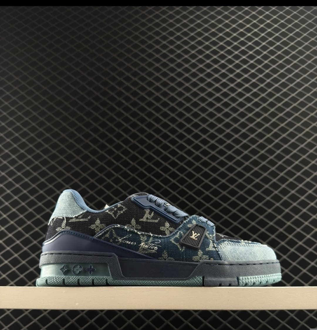 Zapatillas Louis Vuitton Trainer blue - Imagen 1