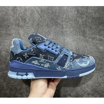 Zapatillas Louis Vuitton Trainer blue - Imagen 2