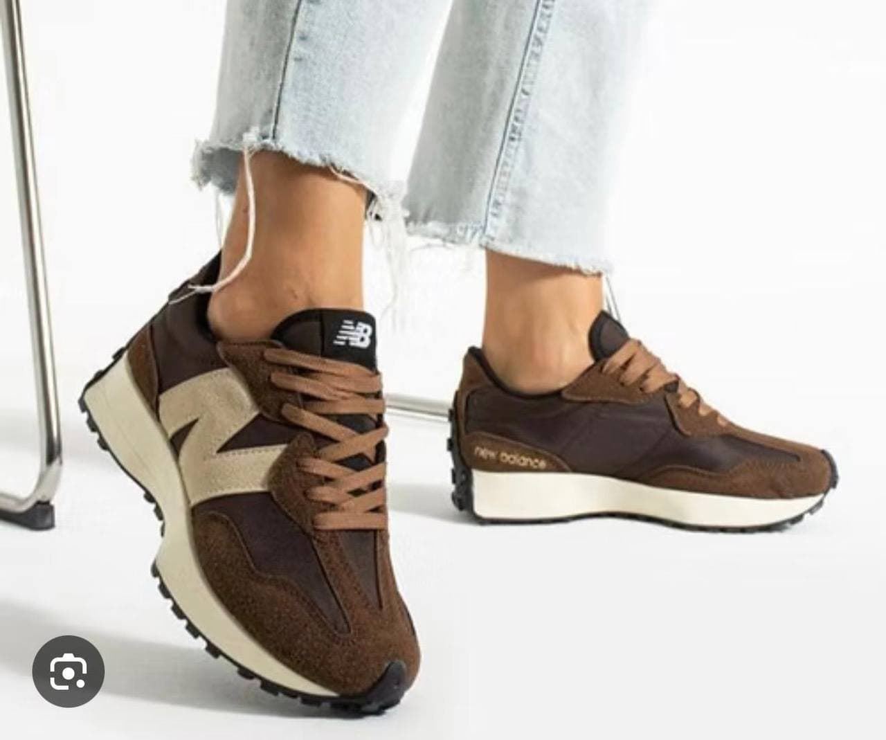Zapatillas New balance 327 chocolate - Imagen 1