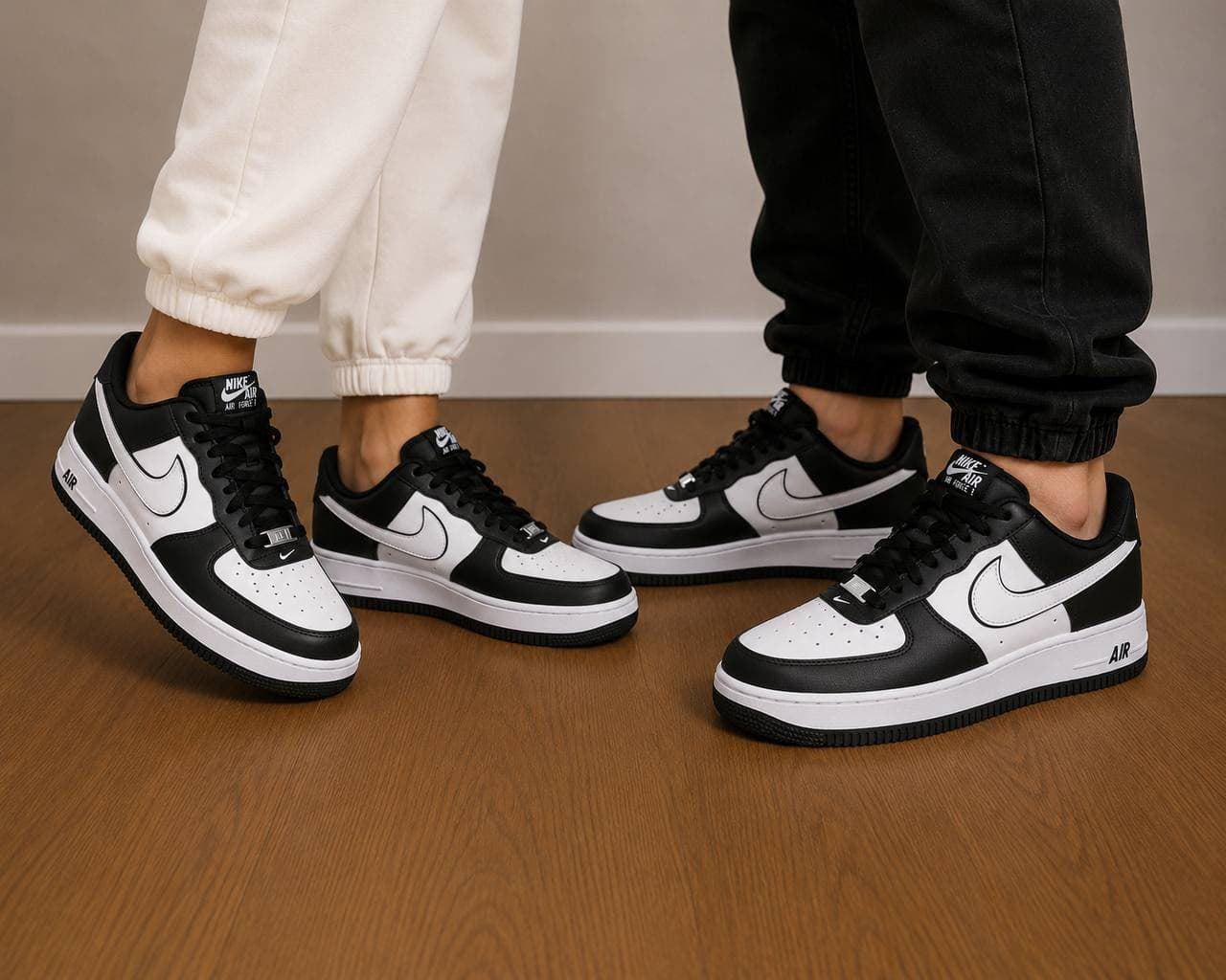 Zapatillas Nike Air force 1 07 Panda - Imagen 1