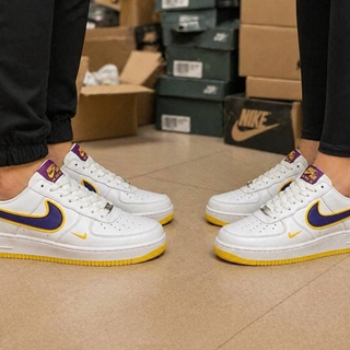 Zapatillas Nike Air force 1 Lakers - Imagen 1