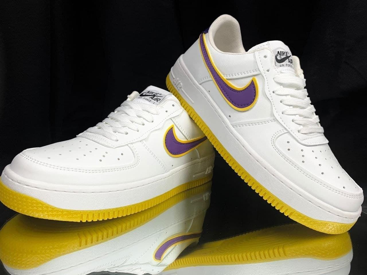 Zapatillas Nike Air force 1 Lakers - Imagen 5