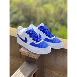 Zapatillas Nike Air force one con perlas personalizadas - Imagen 1