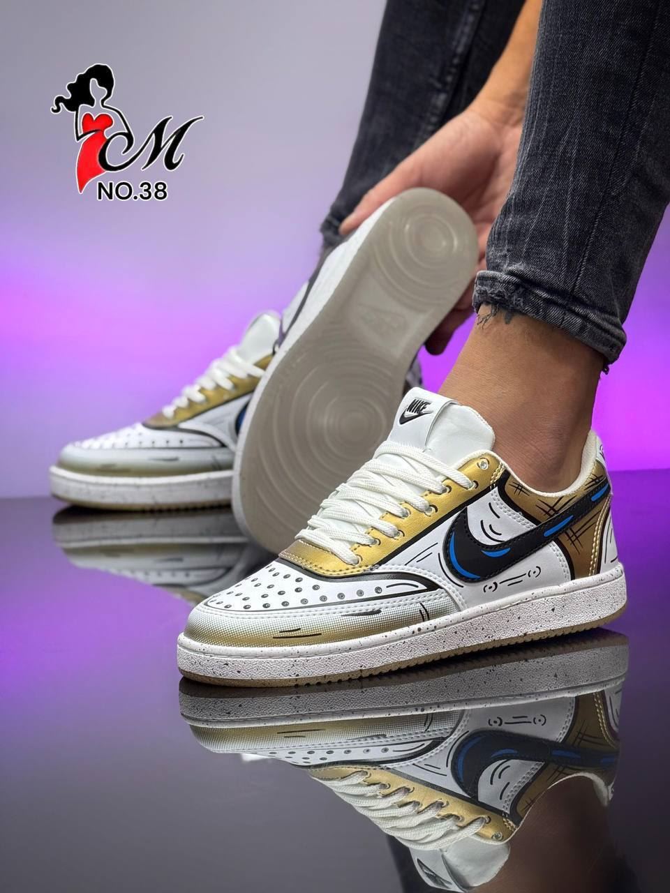 Zapatillas Nike Air force One custom  cartoon - Imagen 2