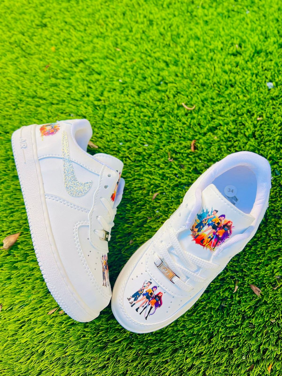 Zapatillas Nike Air force One guerreras K-Pop - Imagen 2
