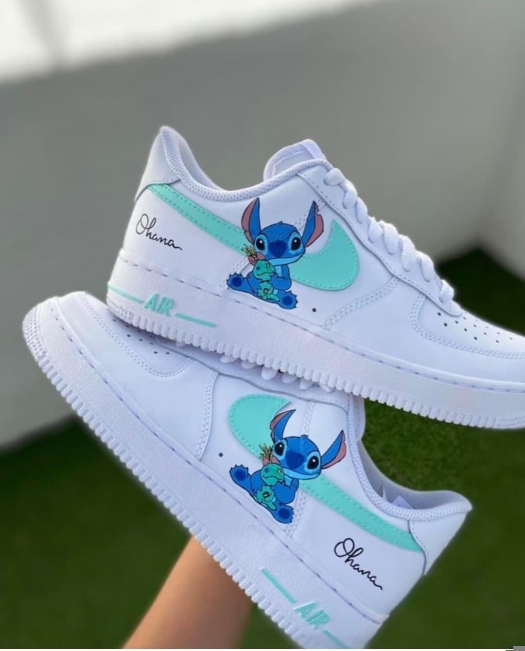 Zapatillas Nike Air force one Stich - Imagen 1