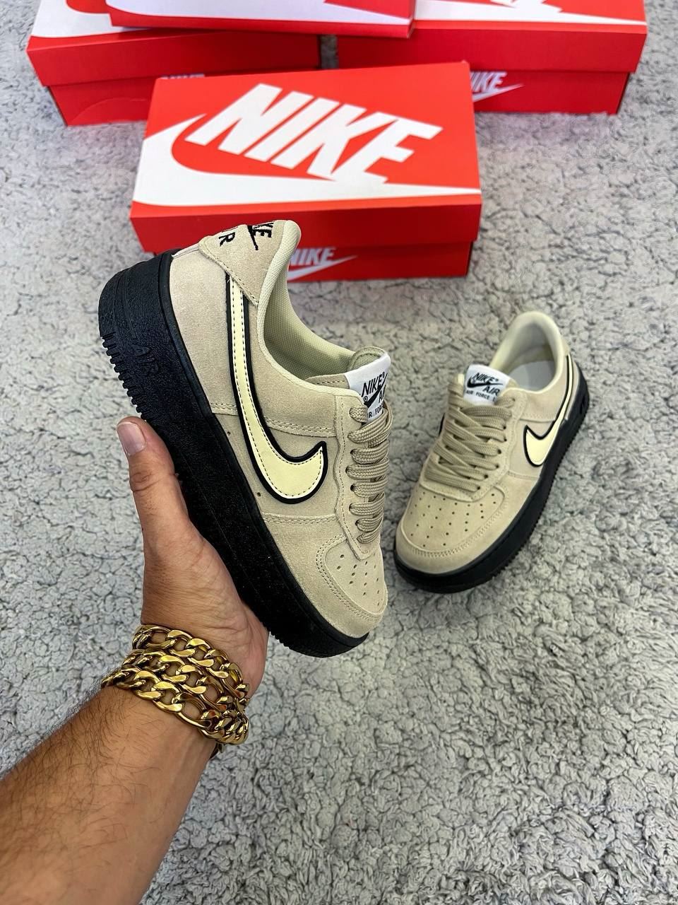 Zapatillas Nike Air force One  terciopelo - Imagen 7