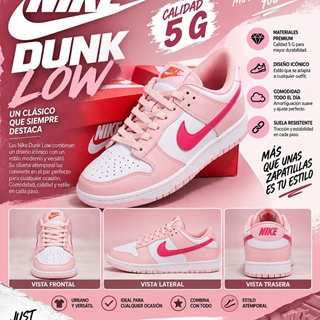 Zapatillas Nike Dunk triple Pink - Imagen 1