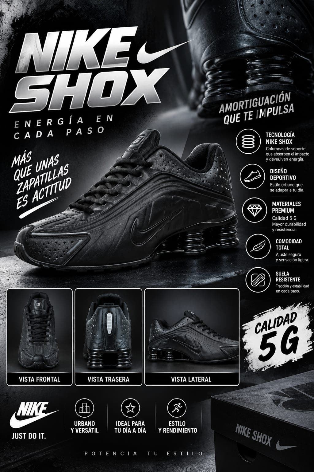 Zapatillas Nike Shox R4 mujer - Imagen 1