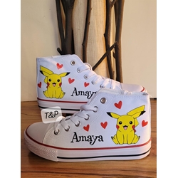Zapatillas personalizadas Pikachu - Imagen 1