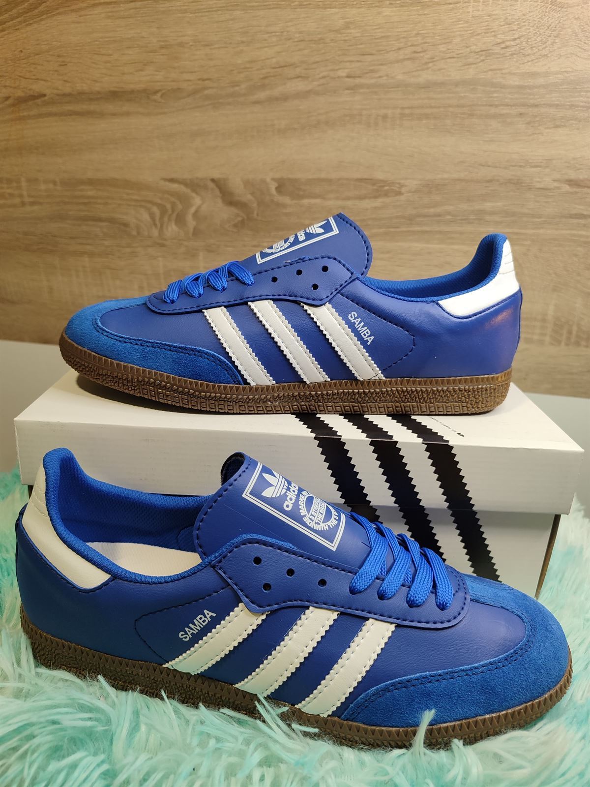Zapatillas Samba azul - Imagen 1