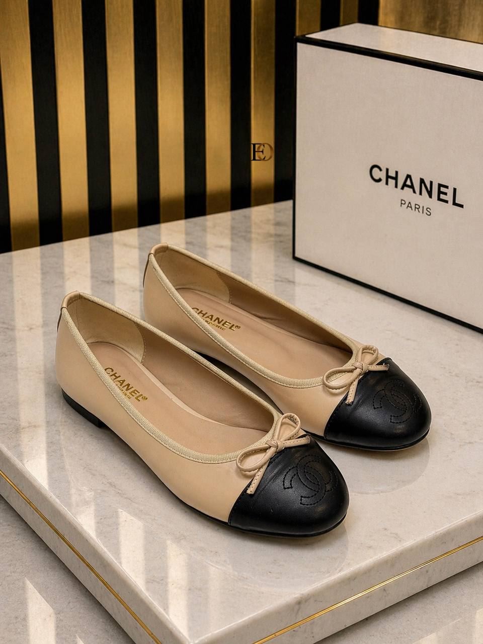 Zapatos bailarinas Chanel - Imagen 1