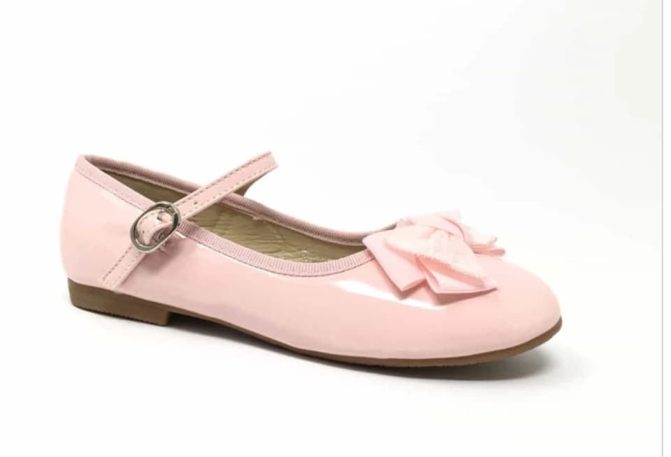 Zapatos  charol de niña con lazo - Imagen 3